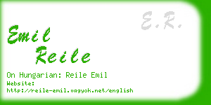 emil reile business card
